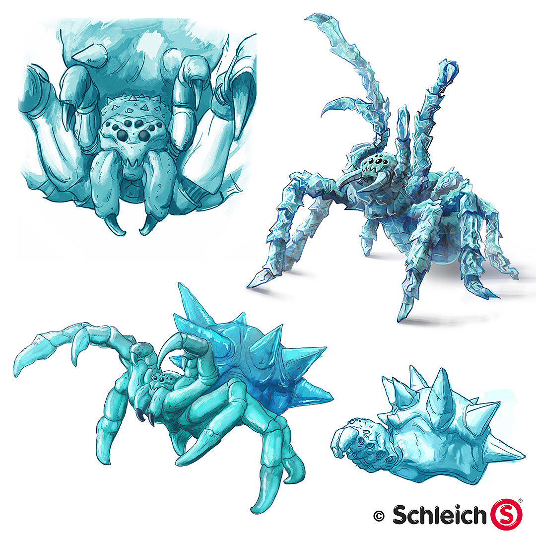 Design，Schleich，spider，Toys，