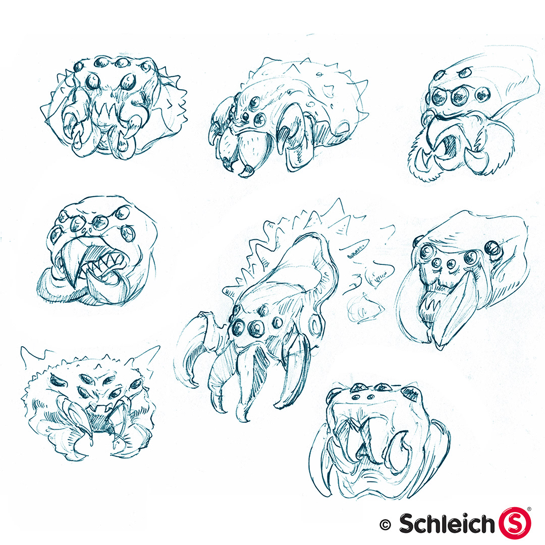 Design，Schleich，spider，Toys，