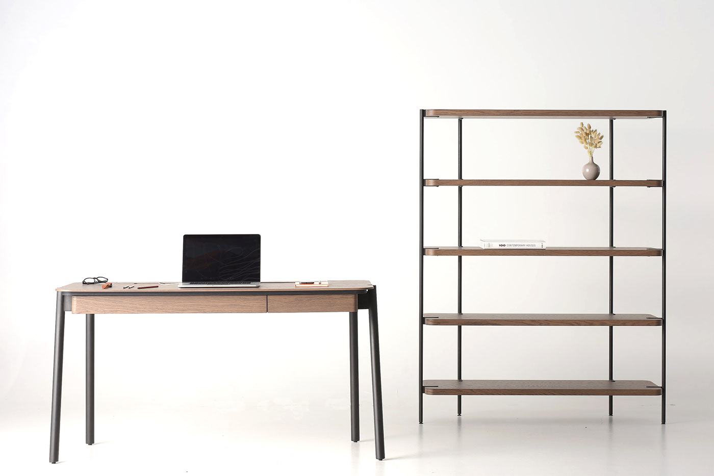 Study，Design，Home，Bookcase，