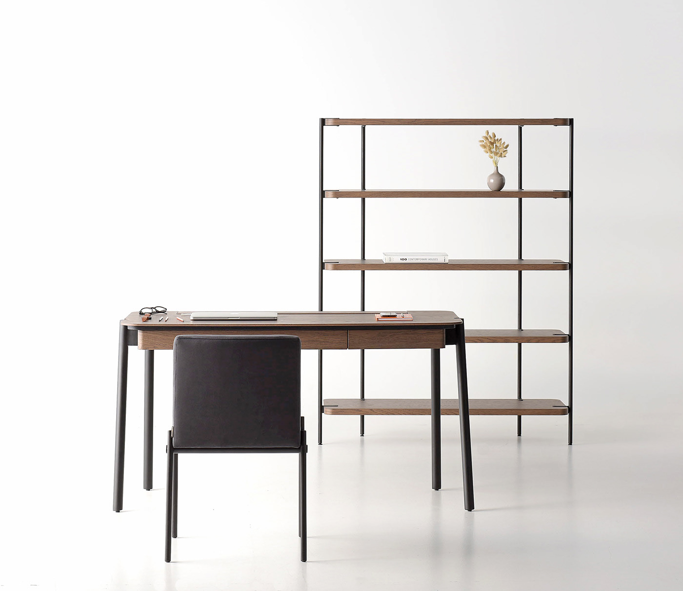 Study，Design，Home，Bookcase，