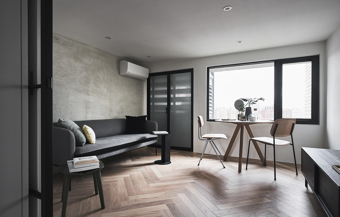 Apartment X，Simplicity，Apartment design，17.6 M2，