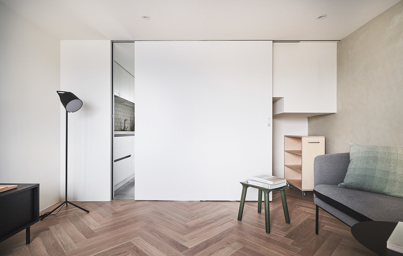 Apartment X，Simplicity，Apartment design，17.6 M2，