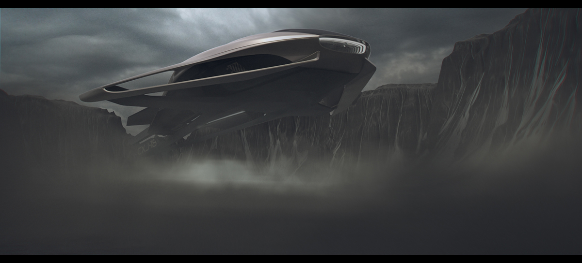 Jaguar，Land Rover，spacecraft，automobile，concept，alien，