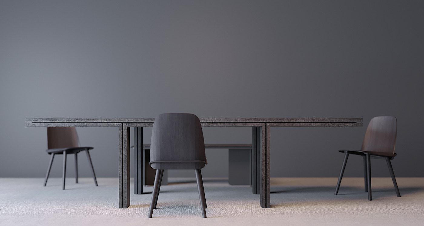 Minimalist，Wooden table，table，Tori，