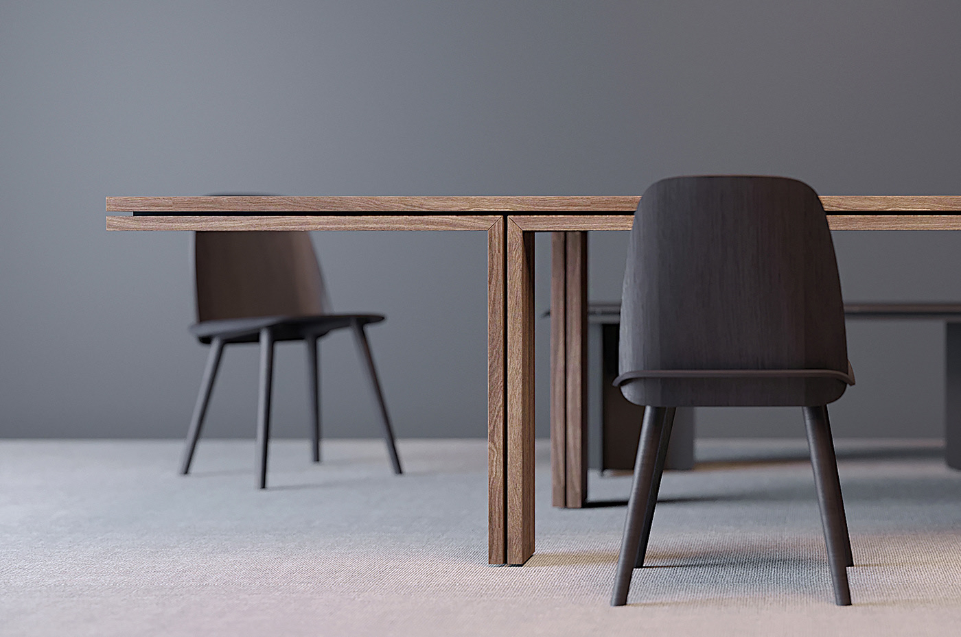 Minimalist，Wooden table，table，Tori，