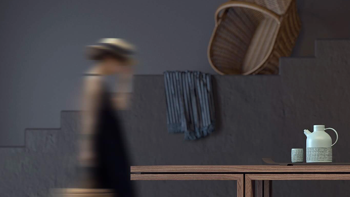 Minimalist，Wooden table，table，Tori，