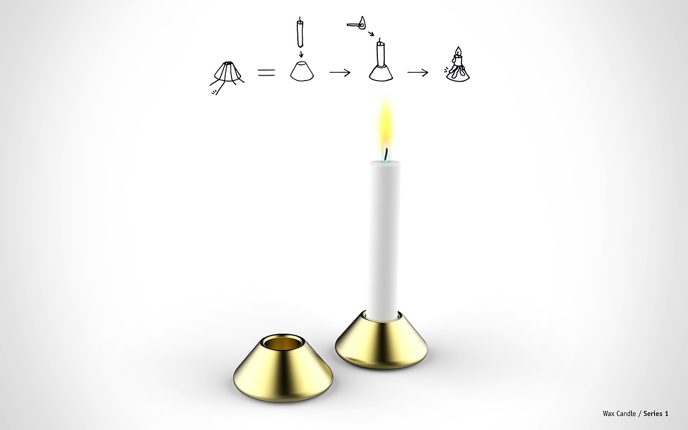 Volcano，Candlestick，Delicate，Fragrant plug，Simplicity，