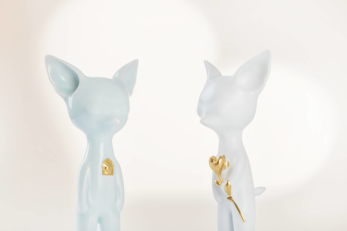 manual，ceramics，Sculpture，fox，Changgui，