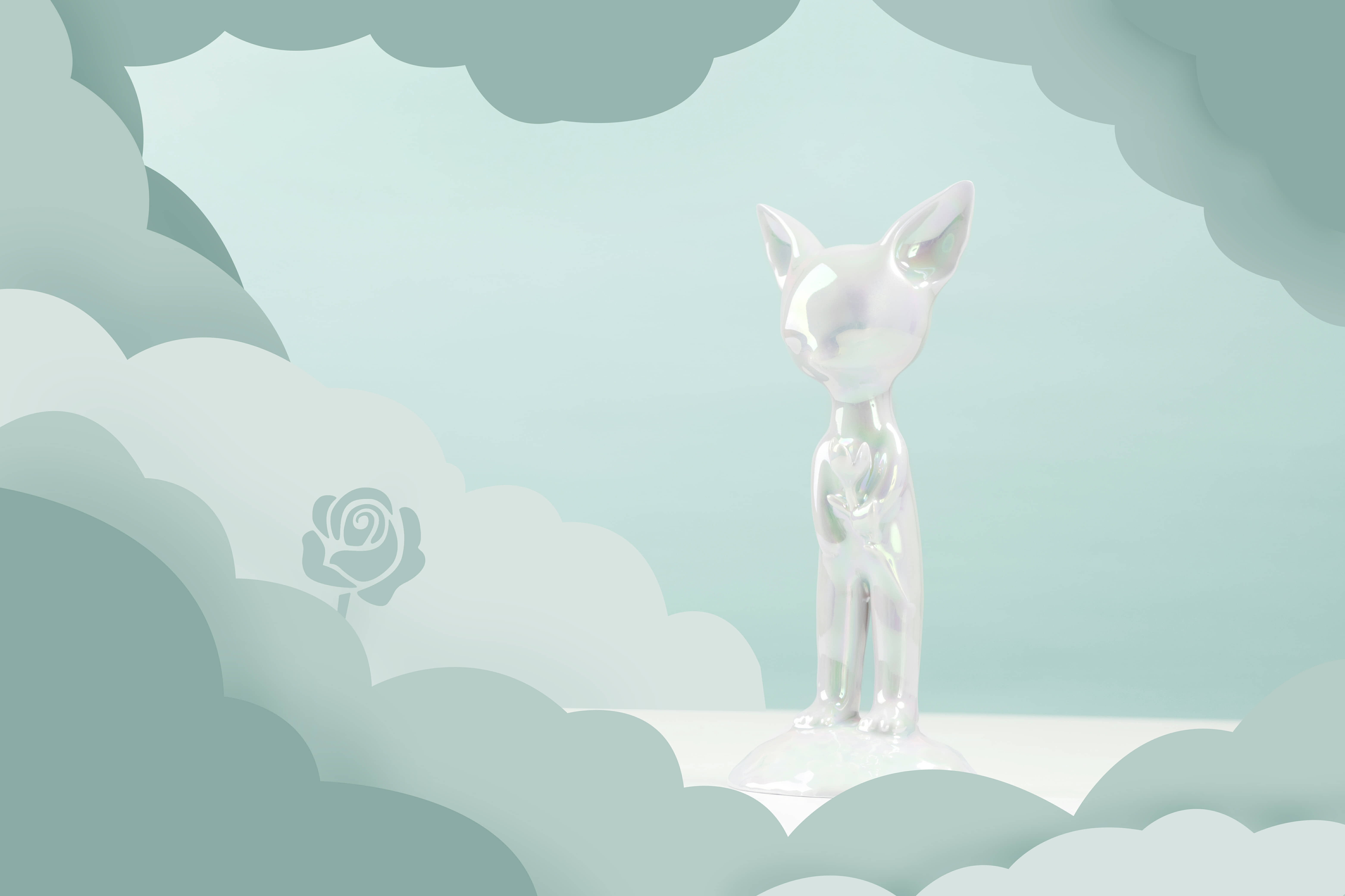 manual，ceramics，Sculpture，fox，Changgui，