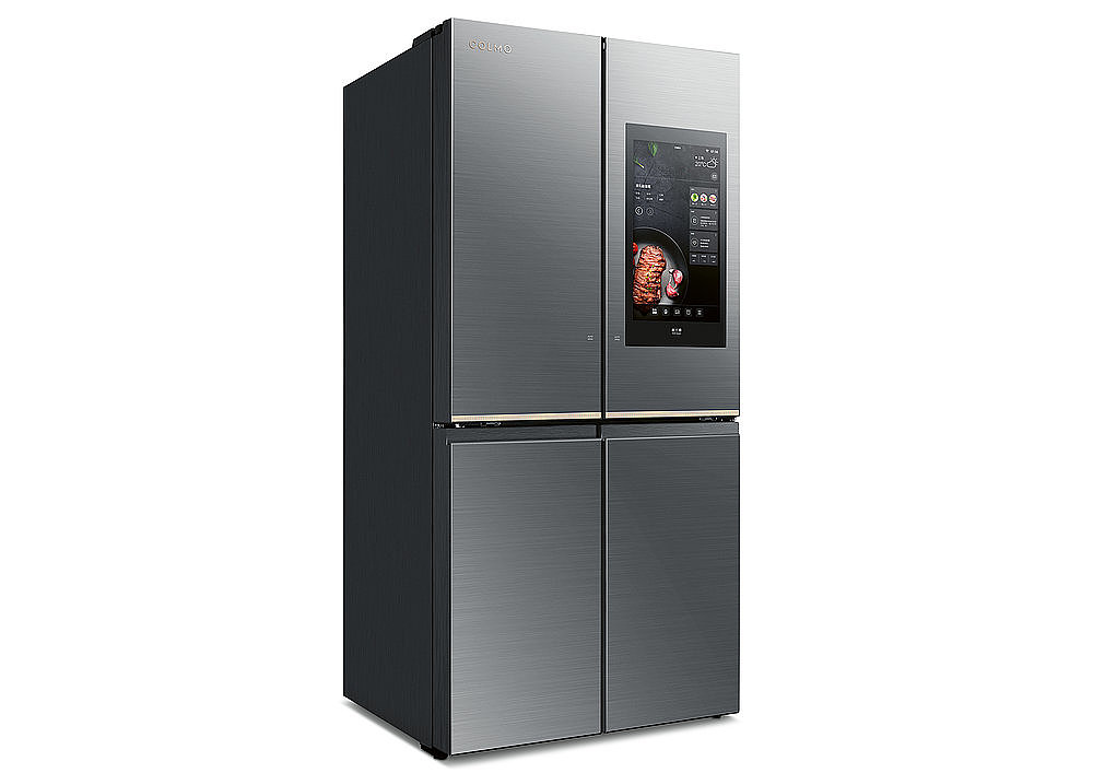 Ceramic door，Midea，Siemens，Beautiful，MIDEA 718WGPZV，reddot，2019 red dot product design award，Refrigerator，