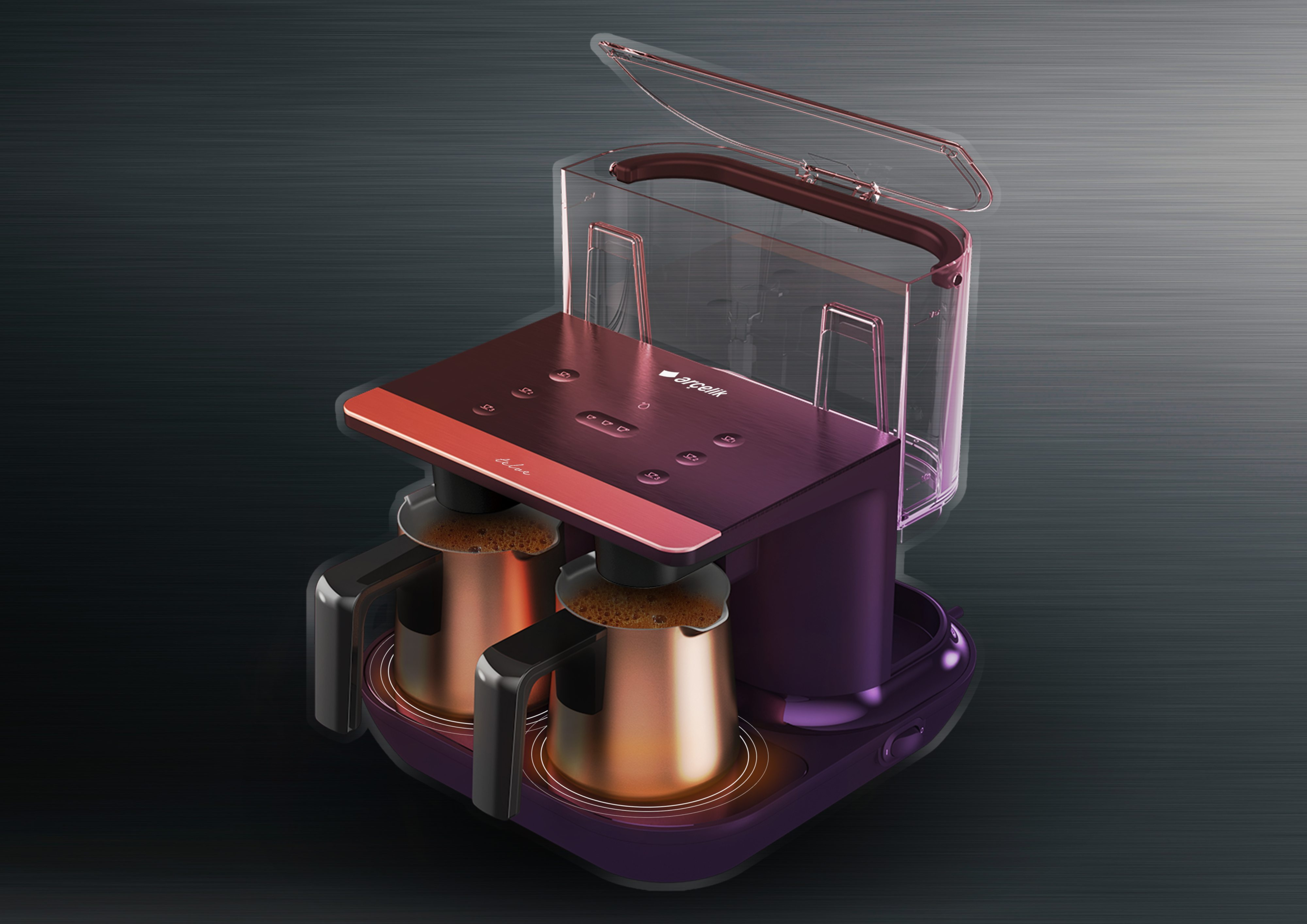 Metal，Arcelic，turkey，Coffee machine，Telve Duo，reddot，2019 red dot product design award，