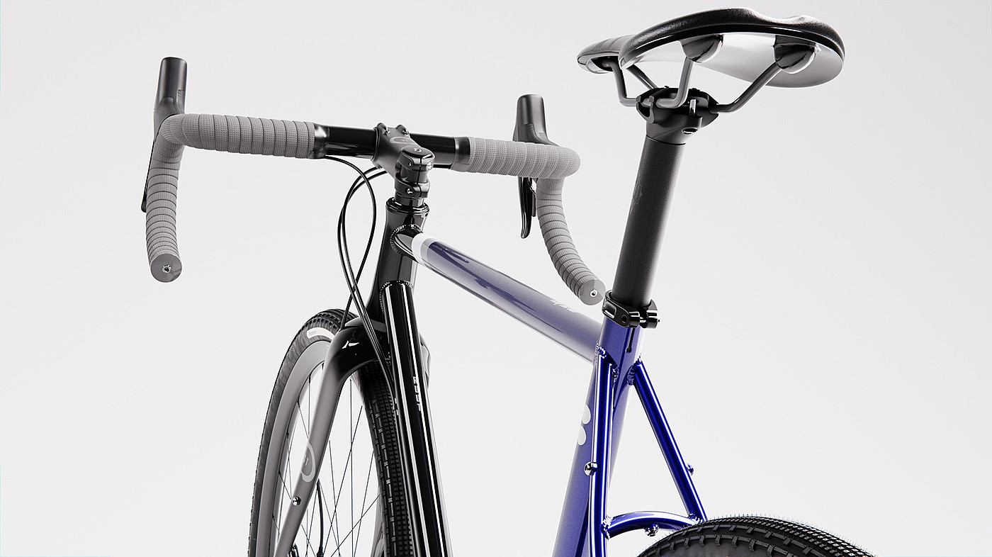 blue，Bicycle design，Rondo Ruut ST，