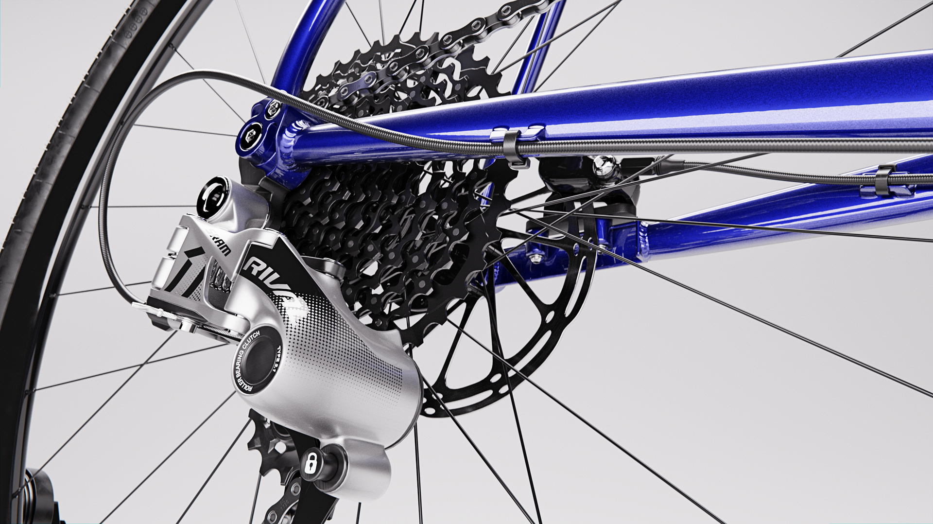 blue，Bicycle design，Rondo Ruut ST，