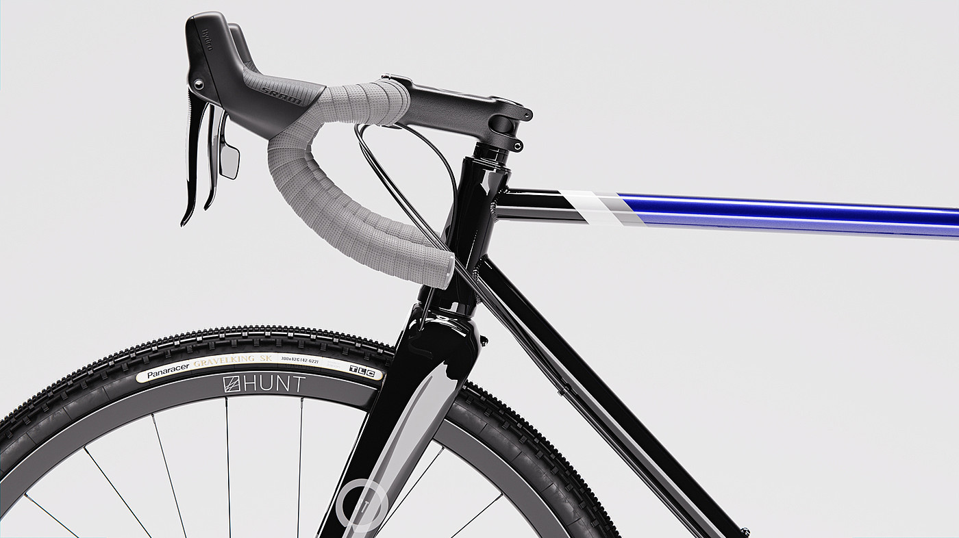 蓝色，自行车设计，Rondo Ruut ST，
