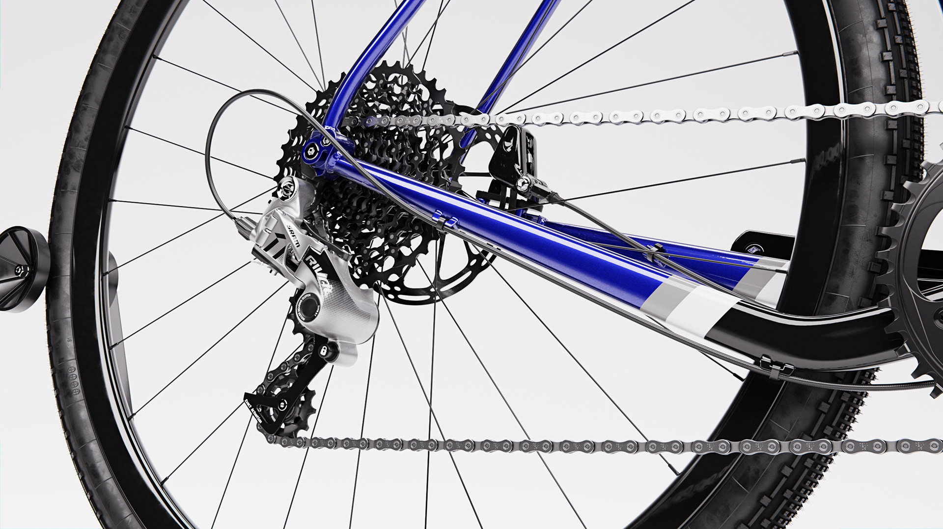 blue，Bicycle design，Rondo Ruut ST，