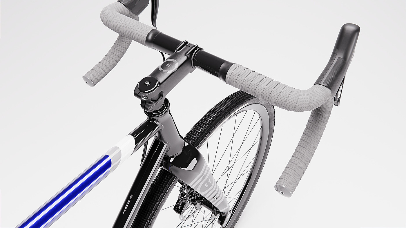 blue，Bicycle design，Rondo Ruut ST，