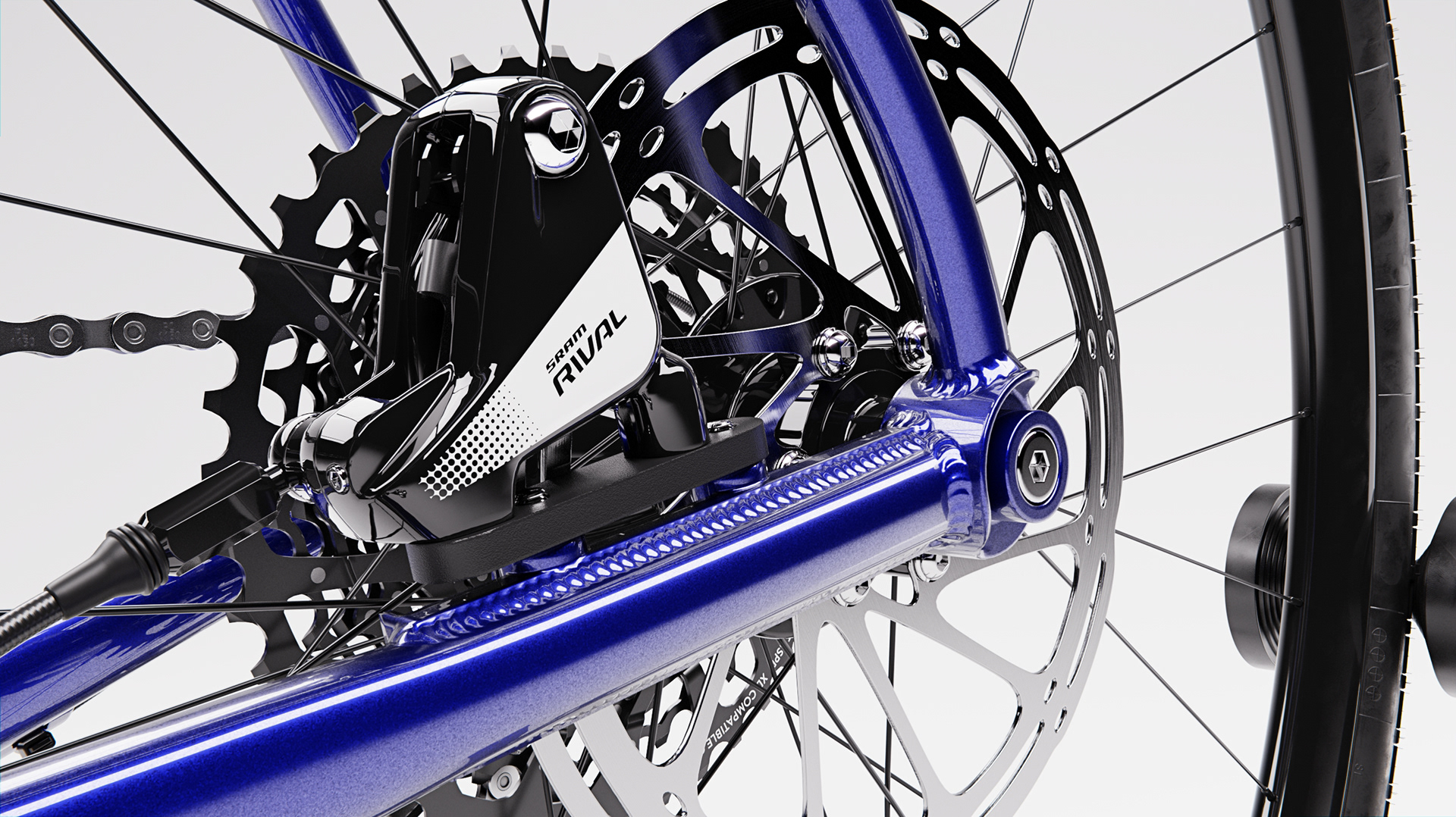 blue，Bicycle design，Rondo Ruut ST，