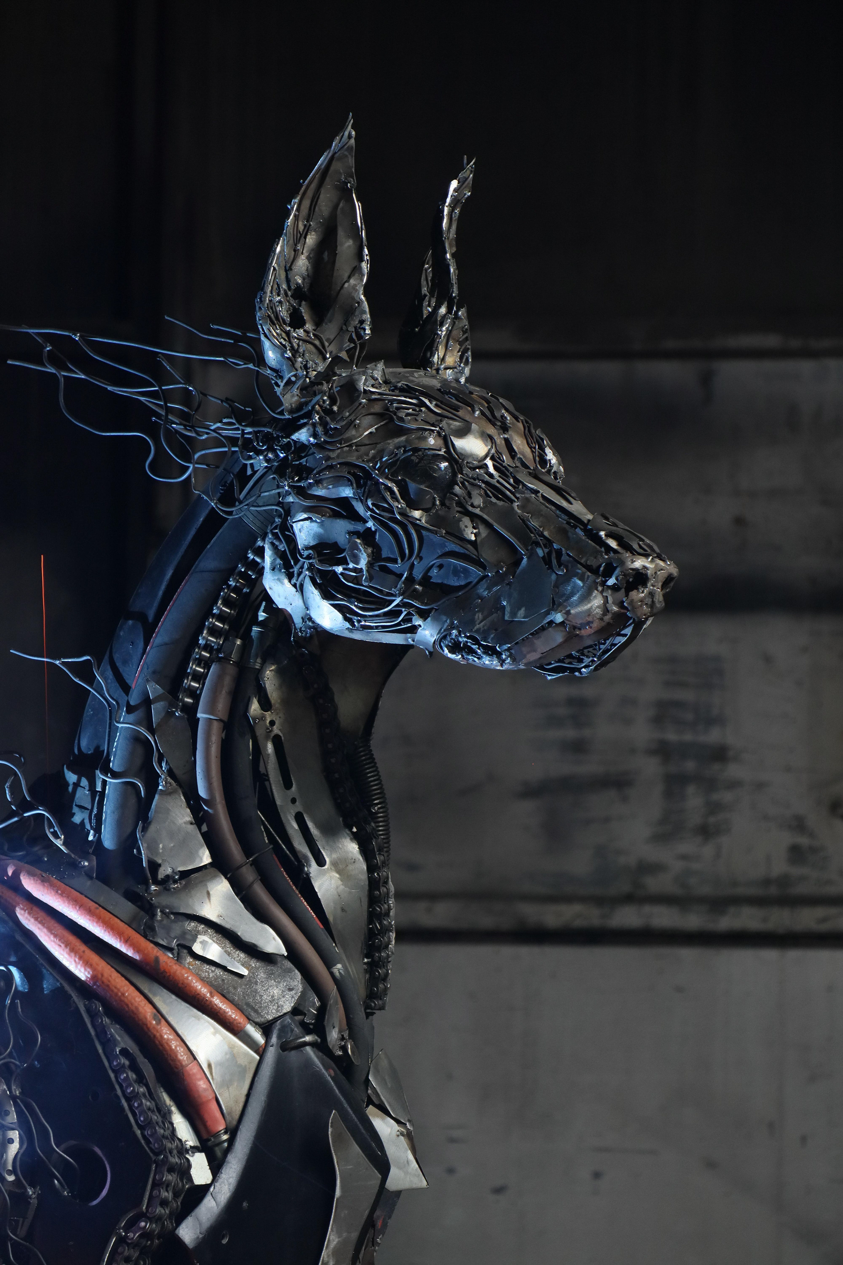 Sculpture design，Metal，Animal image design，Mithril，