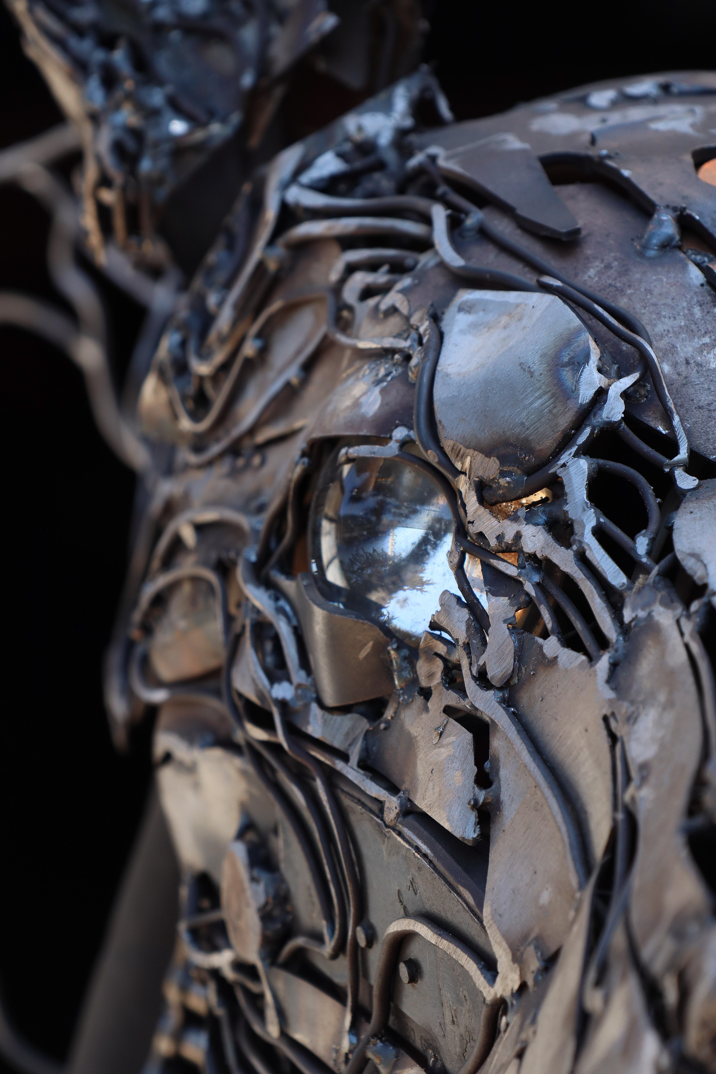 Sculpture design，Metal，Animal image design，Mithril，