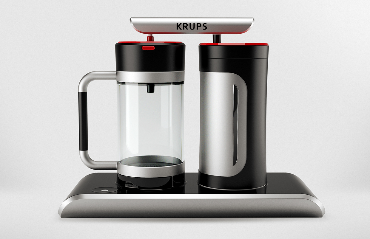 convenient，Coffee pot，Automatic water boiling，Make coffee，industrial design，