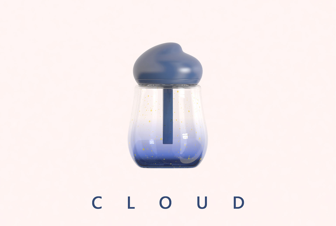 Water cup，product design，cloud，flower receptacle，Maiden heart，