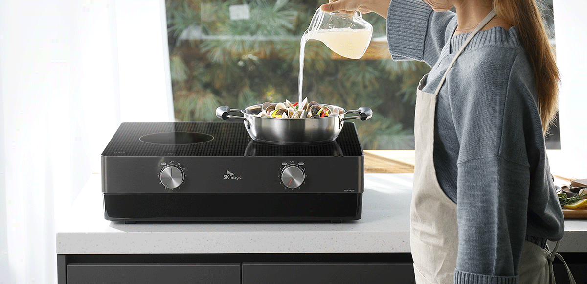 reddot，2019 red dot product design award，Hybrid，Electromagnetic furnace，skmagic，Easy Cook，