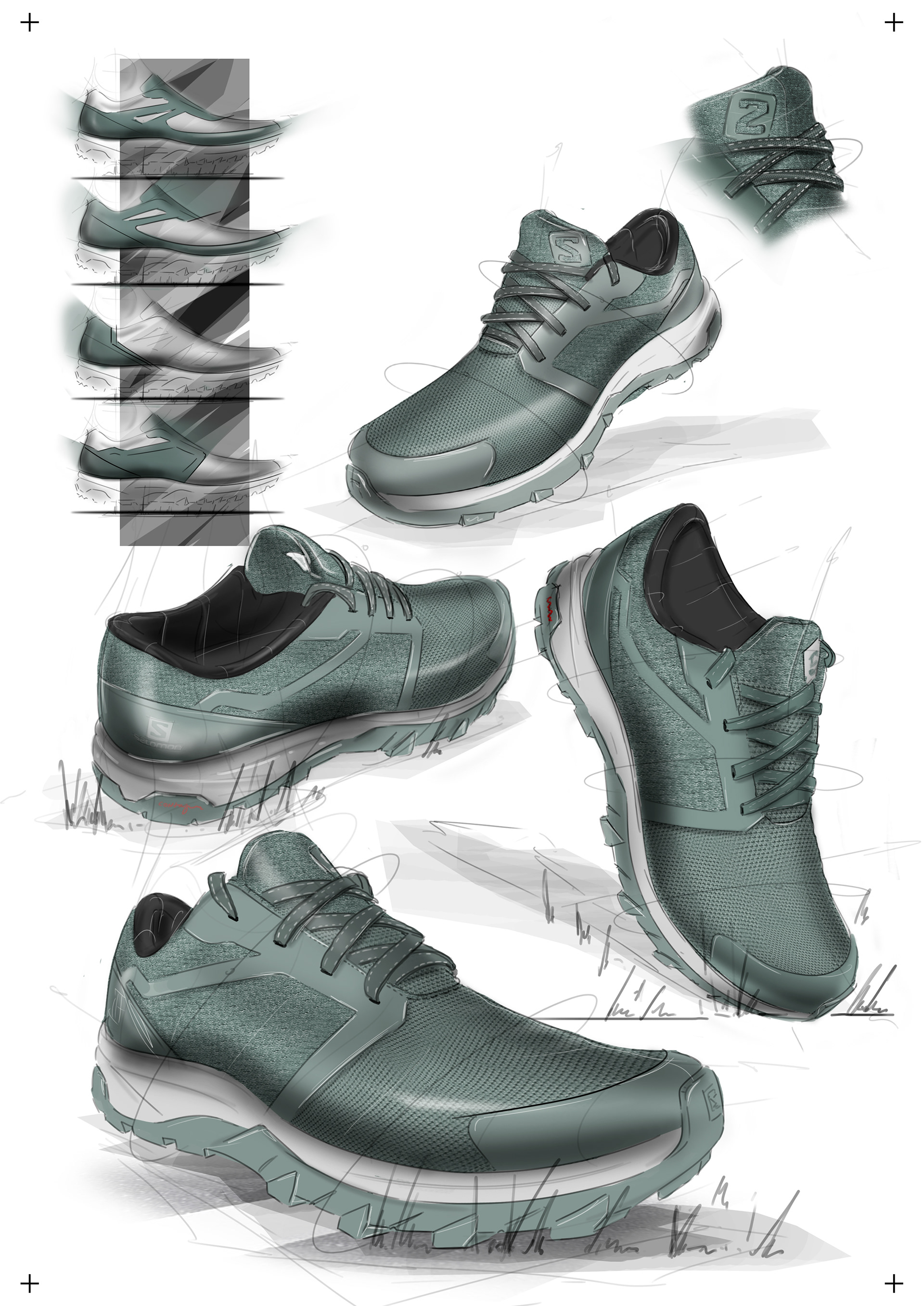 Modern style，Grip，SALOMON FW20，sneakers，