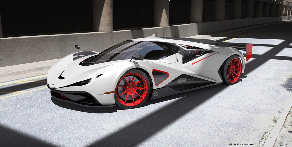 Automatic design，Double buffer chassis，Visual concept，racing，industrial design，