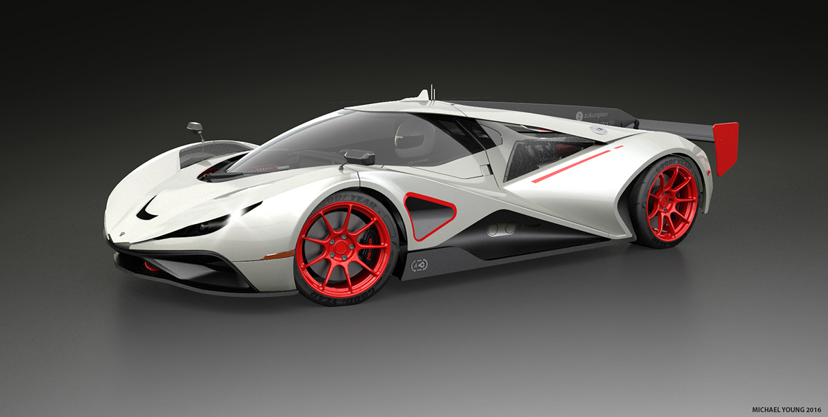 Automatic design，Double buffer chassis，Visual concept，racing，industrial design，