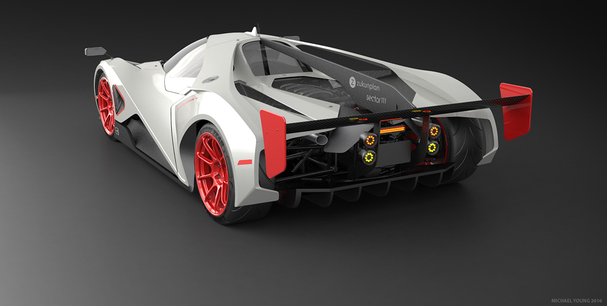 Automatic design，Double buffer chassis，Visual concept，racing，industrial design，
