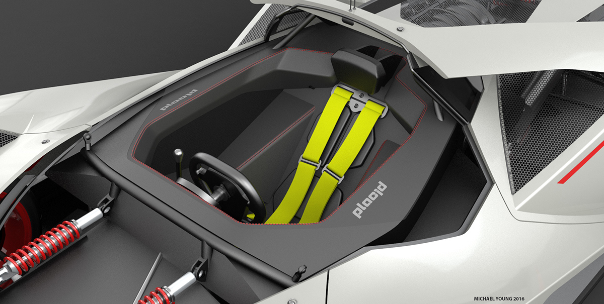 Automatic design，Double buffer chassis，Visual concept，racing，industrial design，