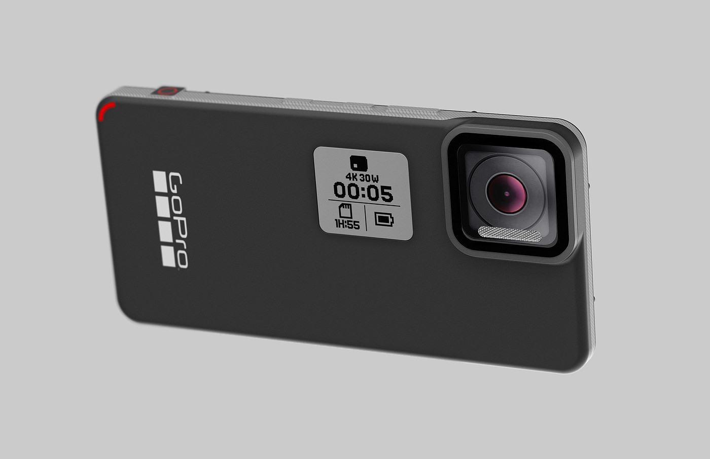 black，Mobile phone design，Gopro Phone，