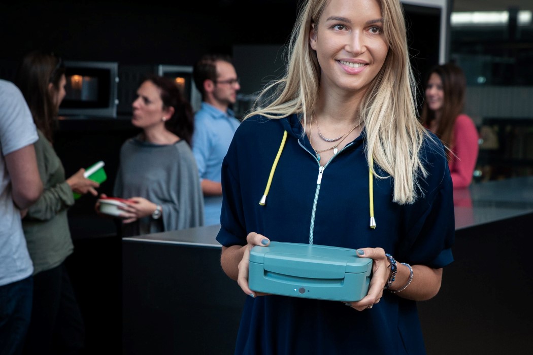 Steas，Electric lunch box，blue，