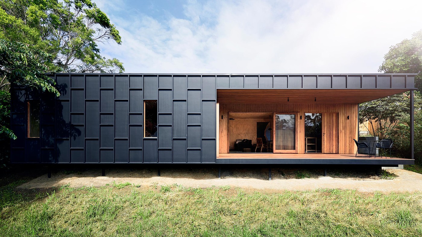 OCM House，Architectural design，black，