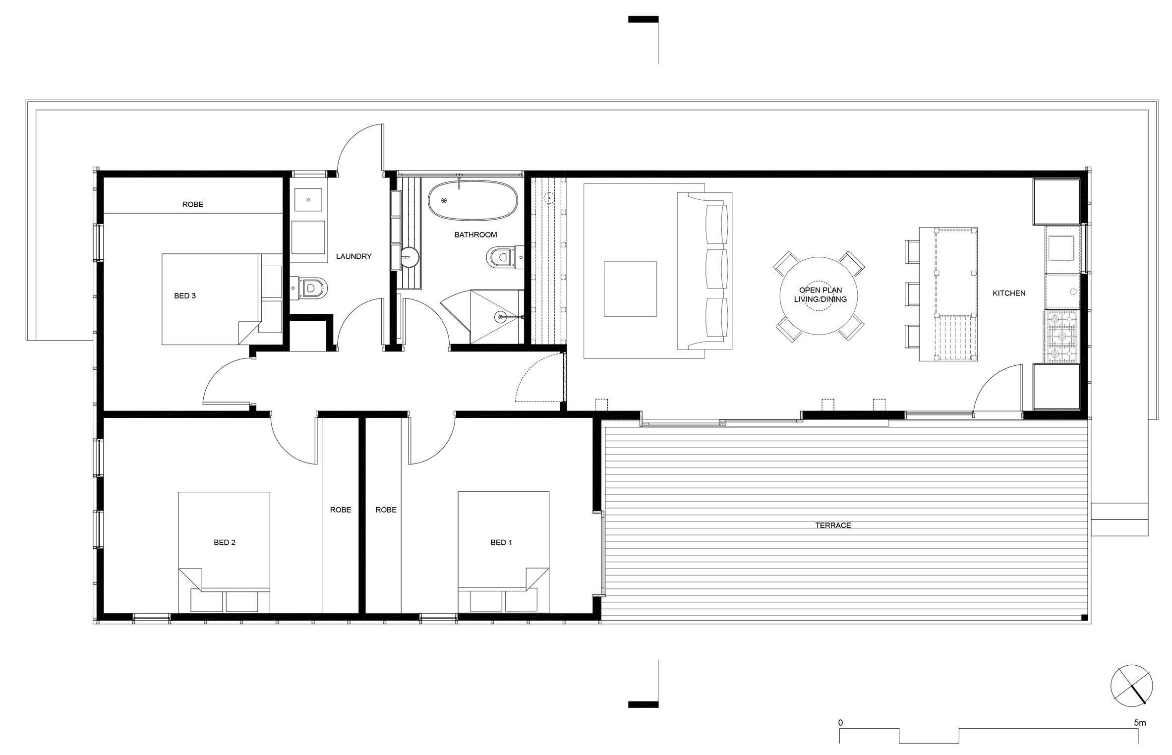 OCM House，Architectural design，black，