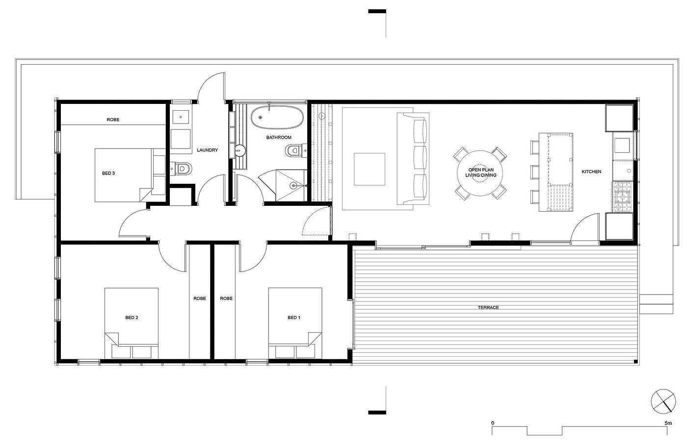 OCM House，建筑设计，黑色，