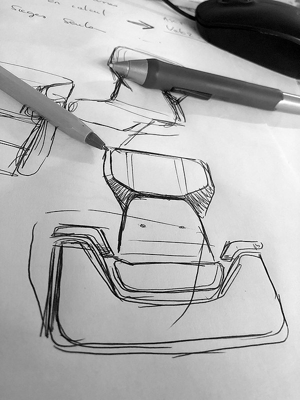 Car，Seat design，concept，wide，