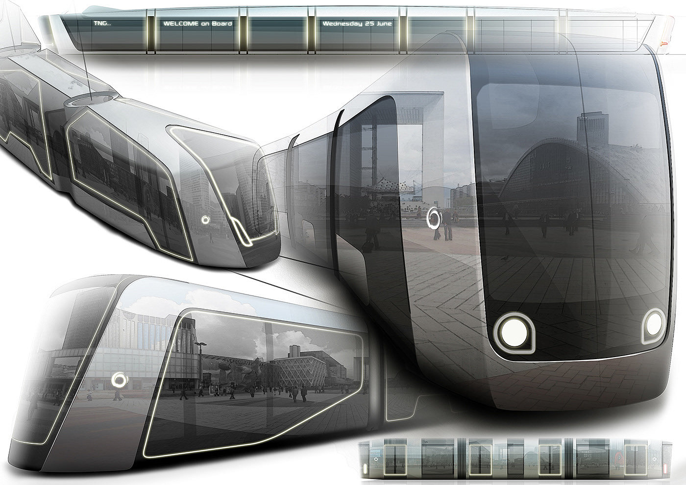 Design Research，sketch，Light rail，