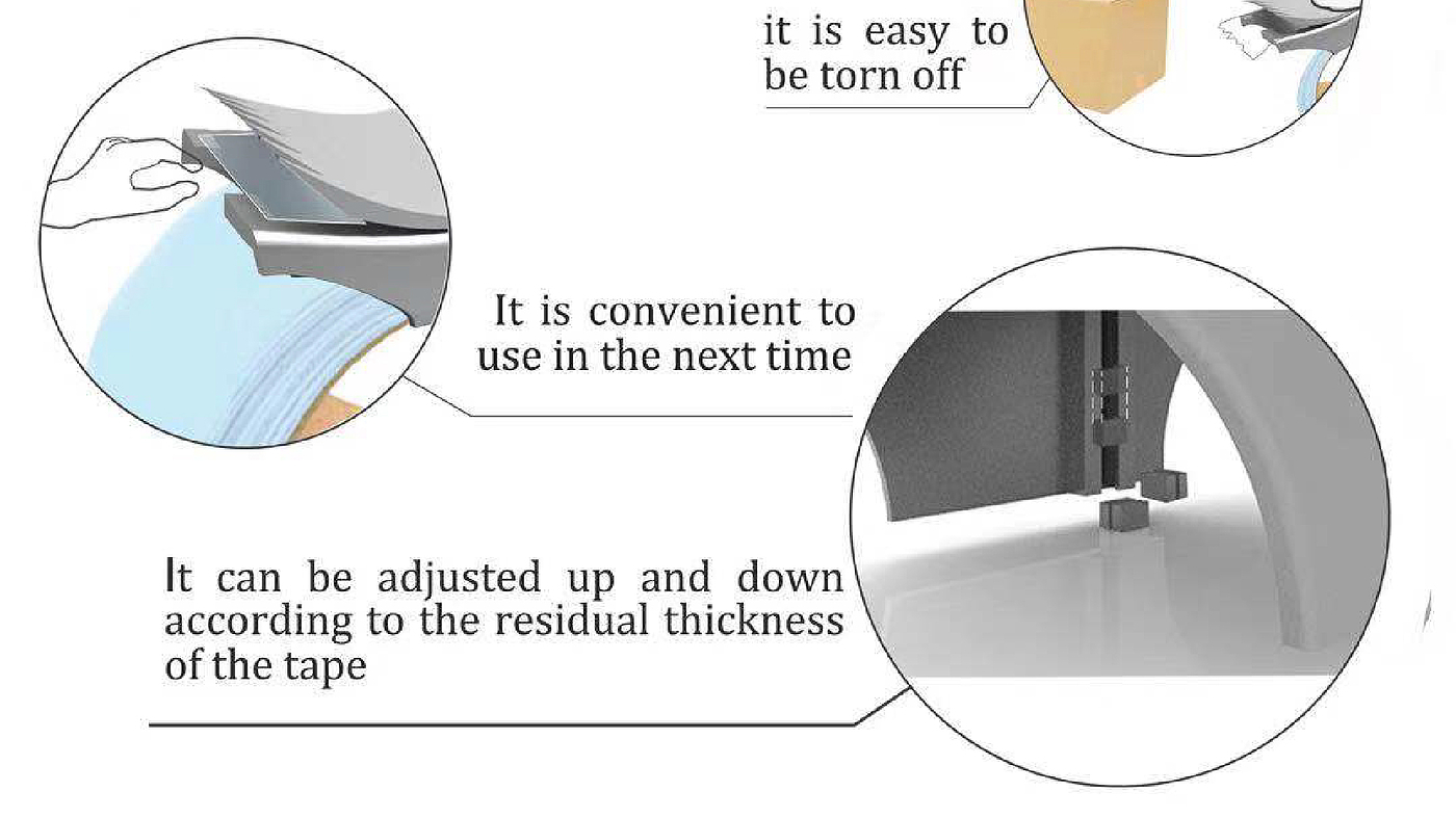 胶带裁剪，便捷，小产品，