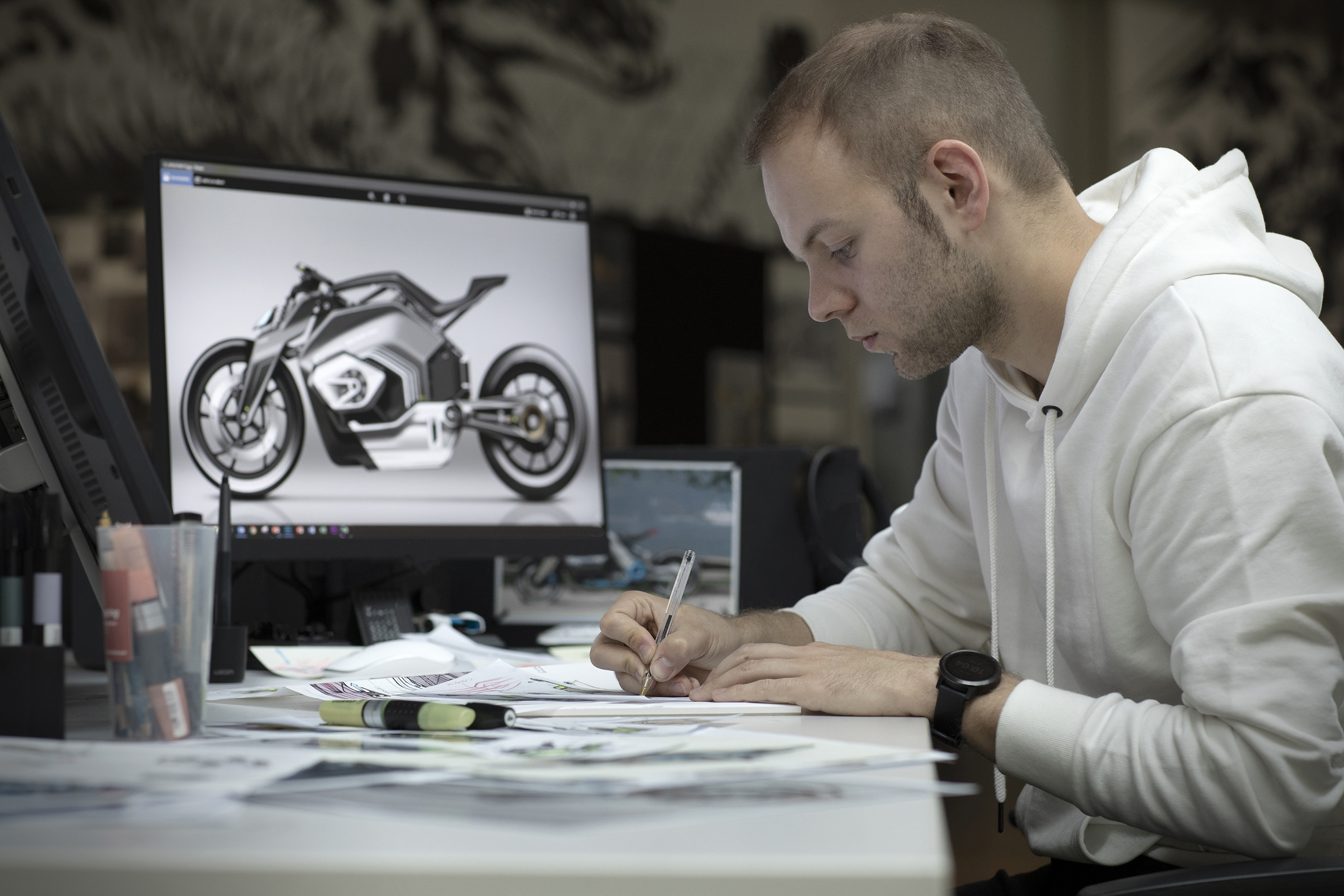 Motorcycle，vehicle，Motorcycle design，Electric，