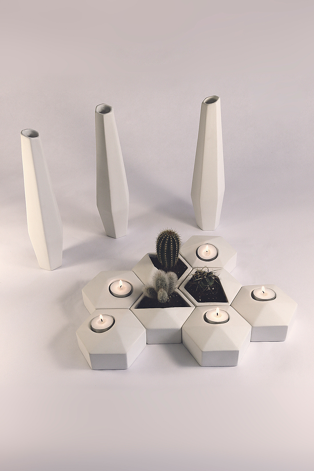 Home Furnishing，Ornaments，Candlestick，Flowerpot，Simplicity，