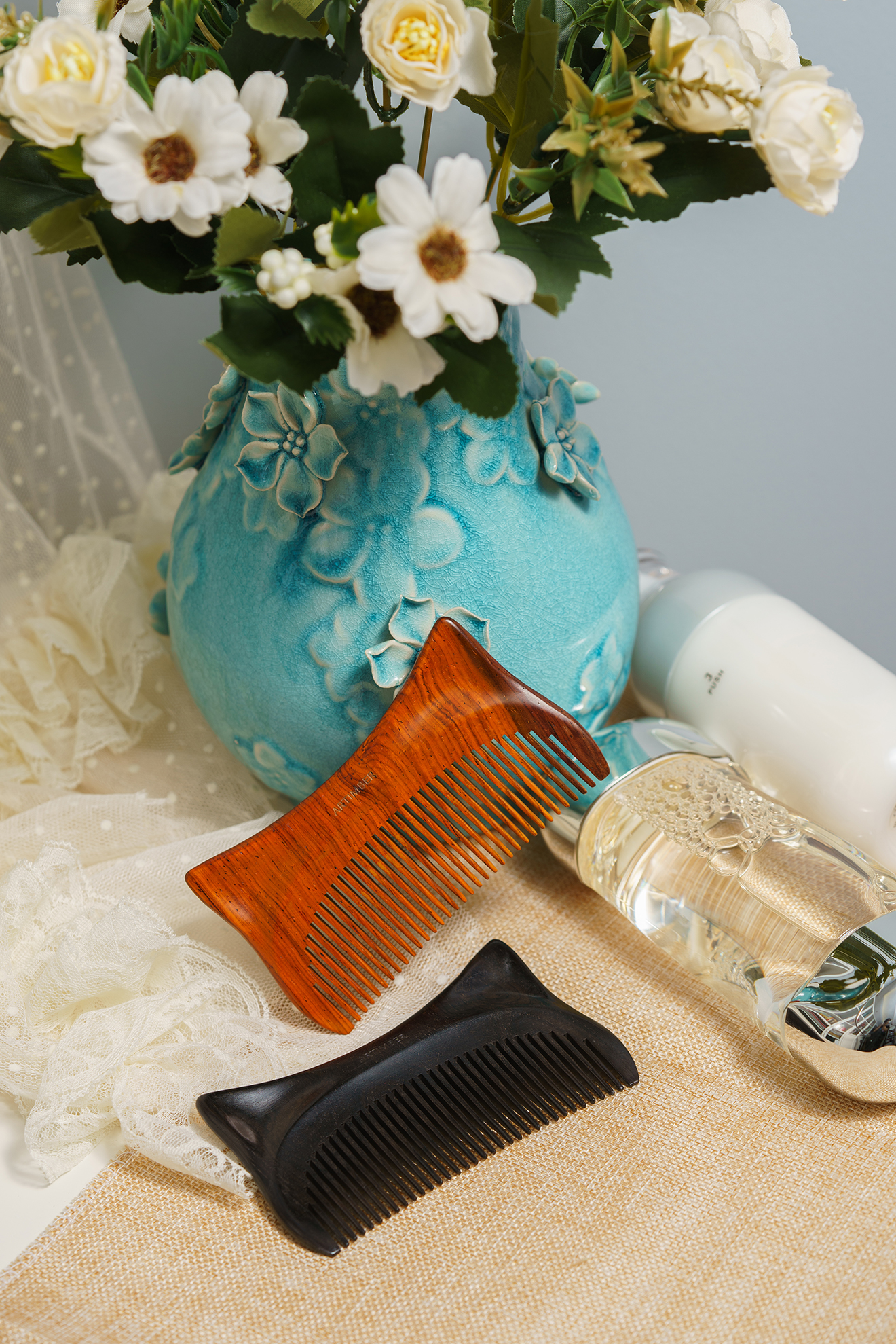 Cultural creation，original，Pet meow comb，Craftsmanship，Mahogany，comb，New Chinese style，National style，