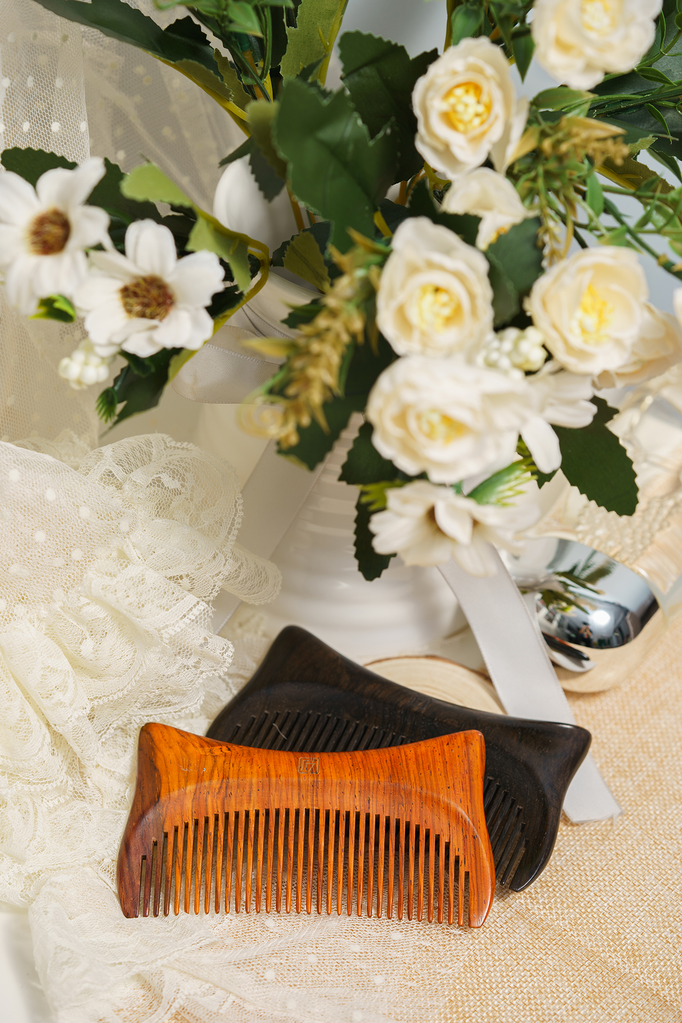 Cultural creation，original，Pet meow comb，Craftsmanship，Mahogany，comb，New Chinese style，National style，