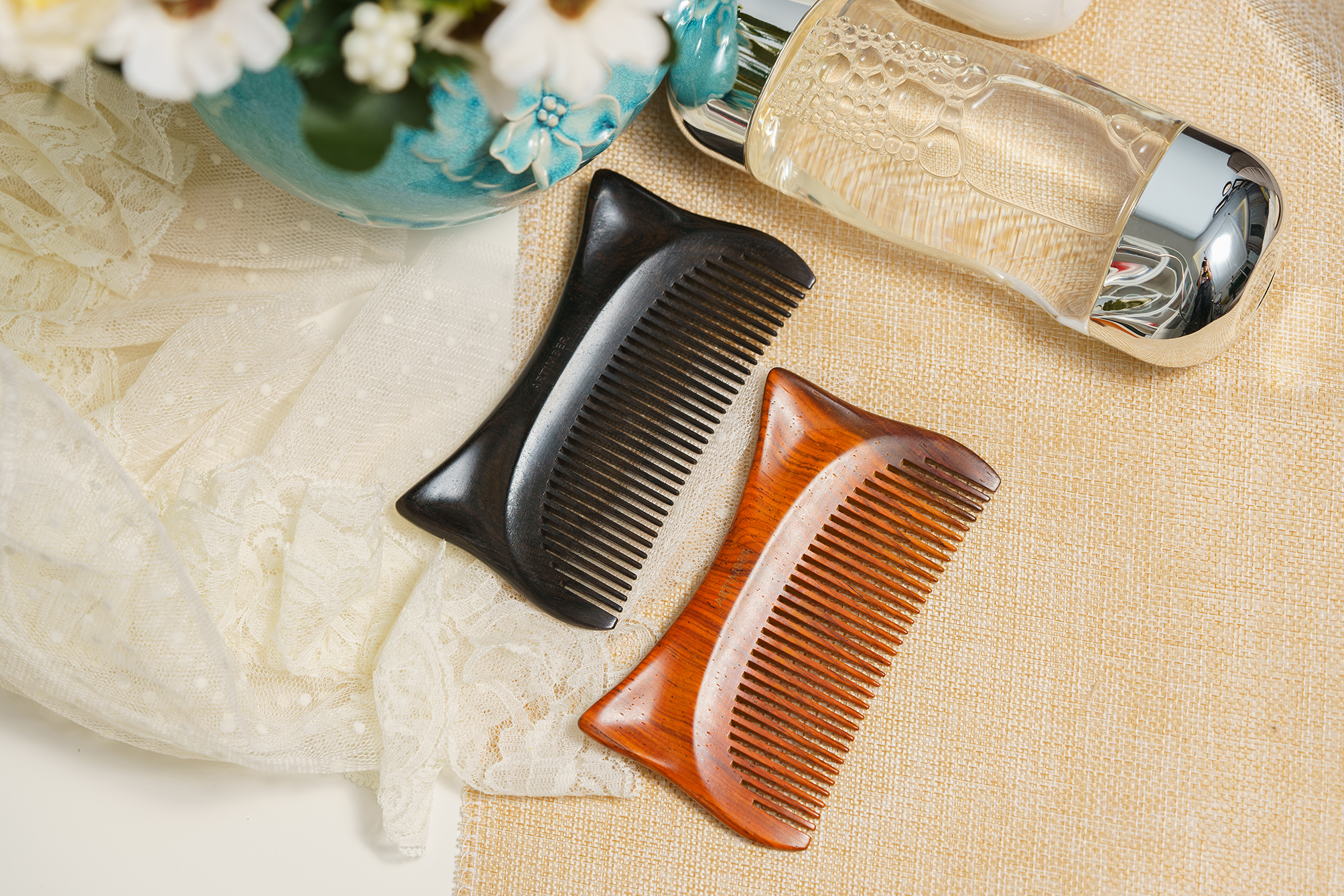 Cultural creation，original，Pet meow comb，Craftsmanship，Mahogany，comb，New Chinese style，National style，
