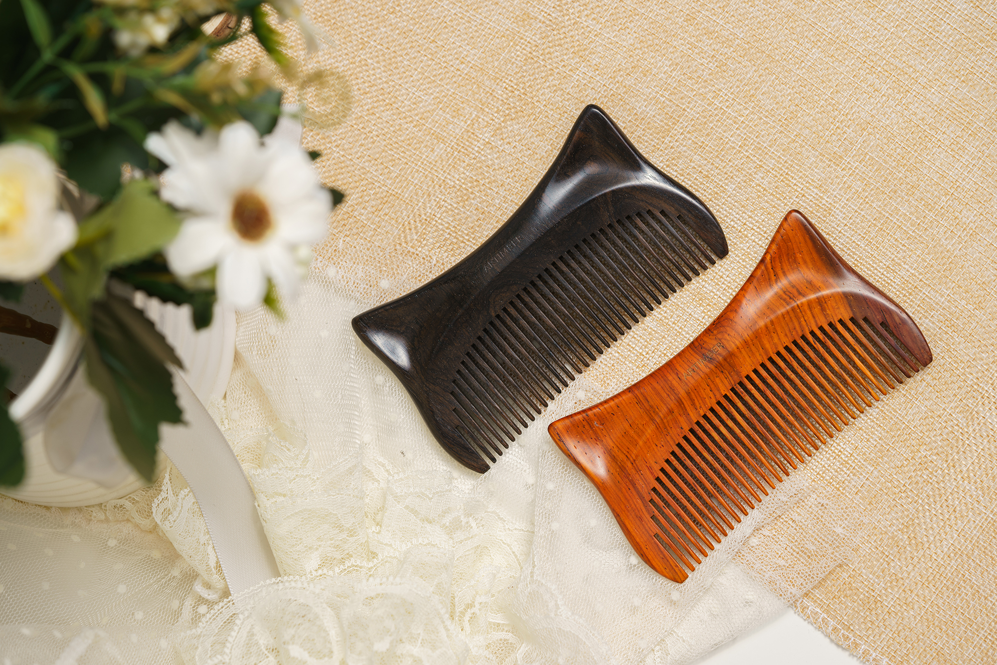 Cultural creation，original，Pet meow comb，Craftsmanship，Mahogany，comb，New Chinese style，National style，