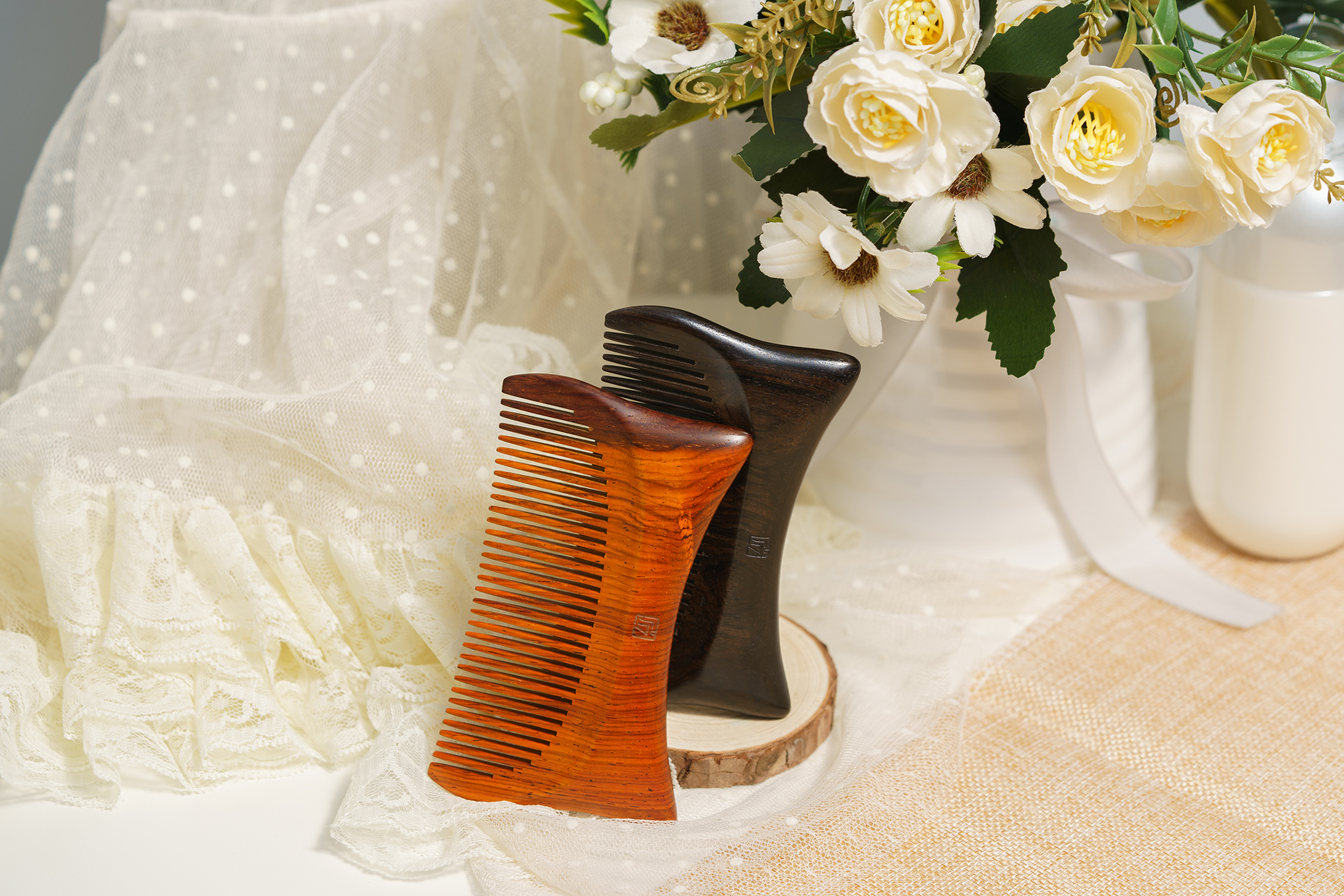 Cultural creation，original，Pet meow comb，Craftsmanship，Mahogany，comb，New Chinese style，National style，