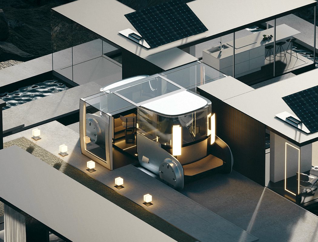 porch，Dormant bin，Means of transport，Campervan，vehicle，