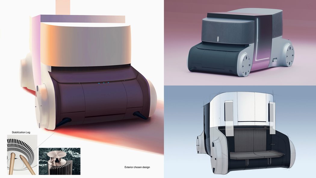 porch，Dormant bin，Means of transport，Campervan，vehicle，