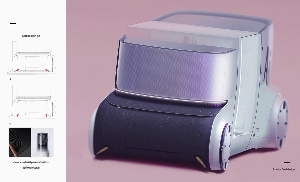 porch，Dormant bin，Means of transport，Campervan，vehicle，