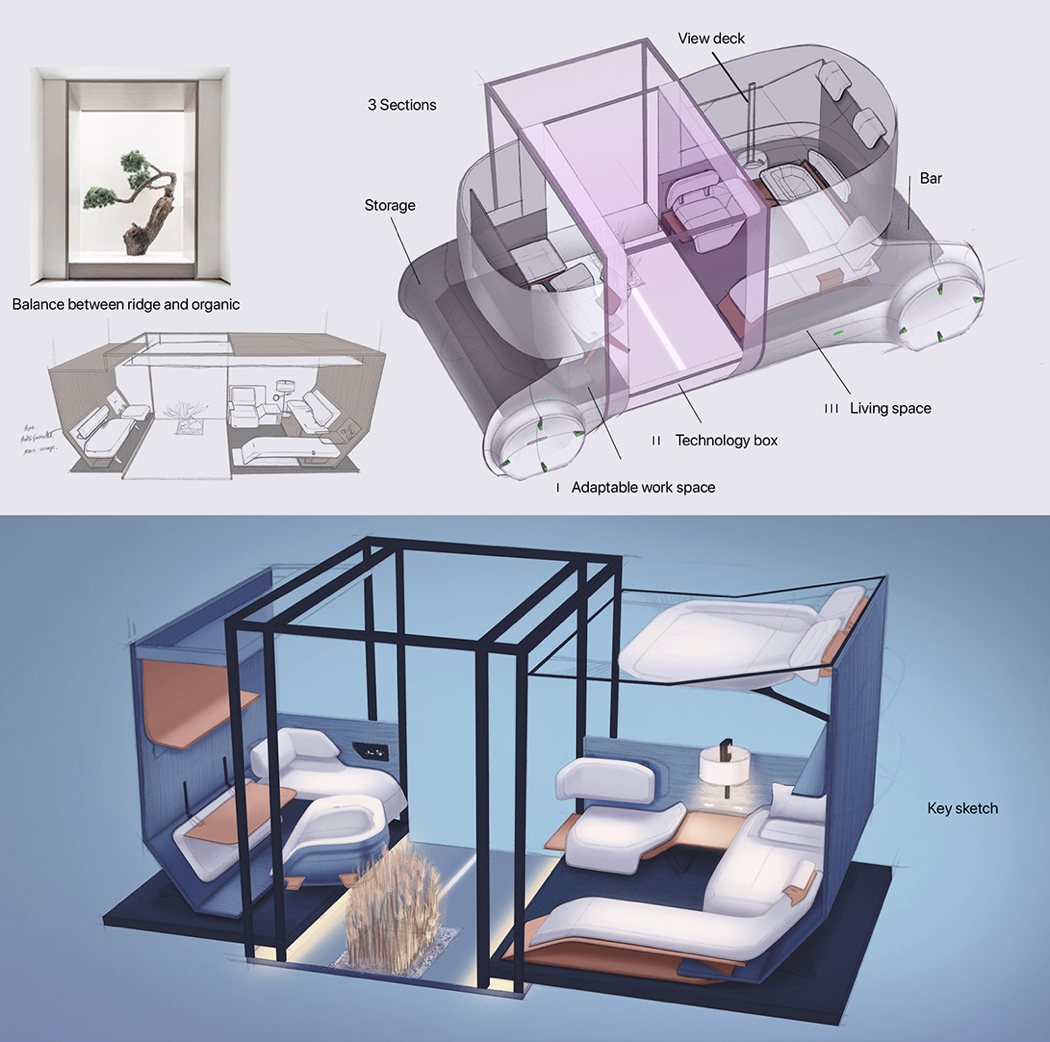 porch，Dormant bin，Means of transport，Campervan，vehicle，